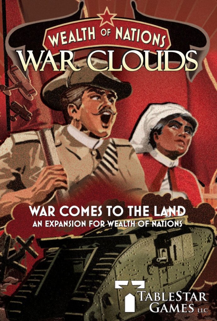 Wealth of Nations: War Clouds board game cover