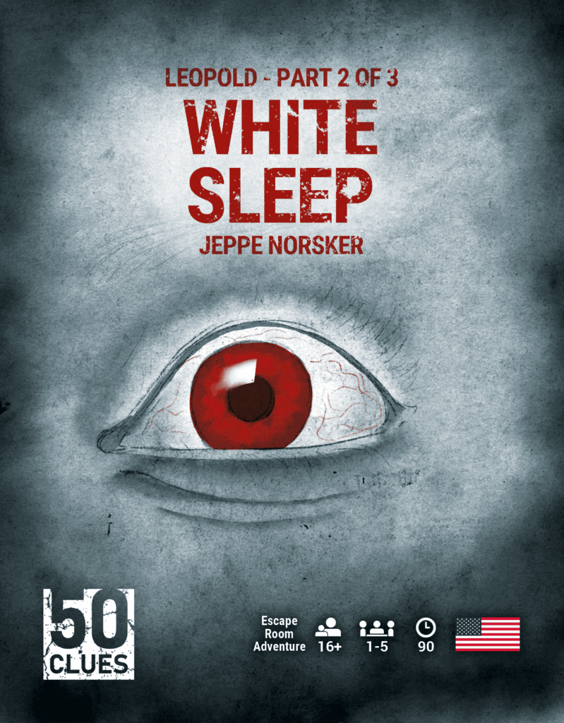 50 Clues: White Sleep board game cover