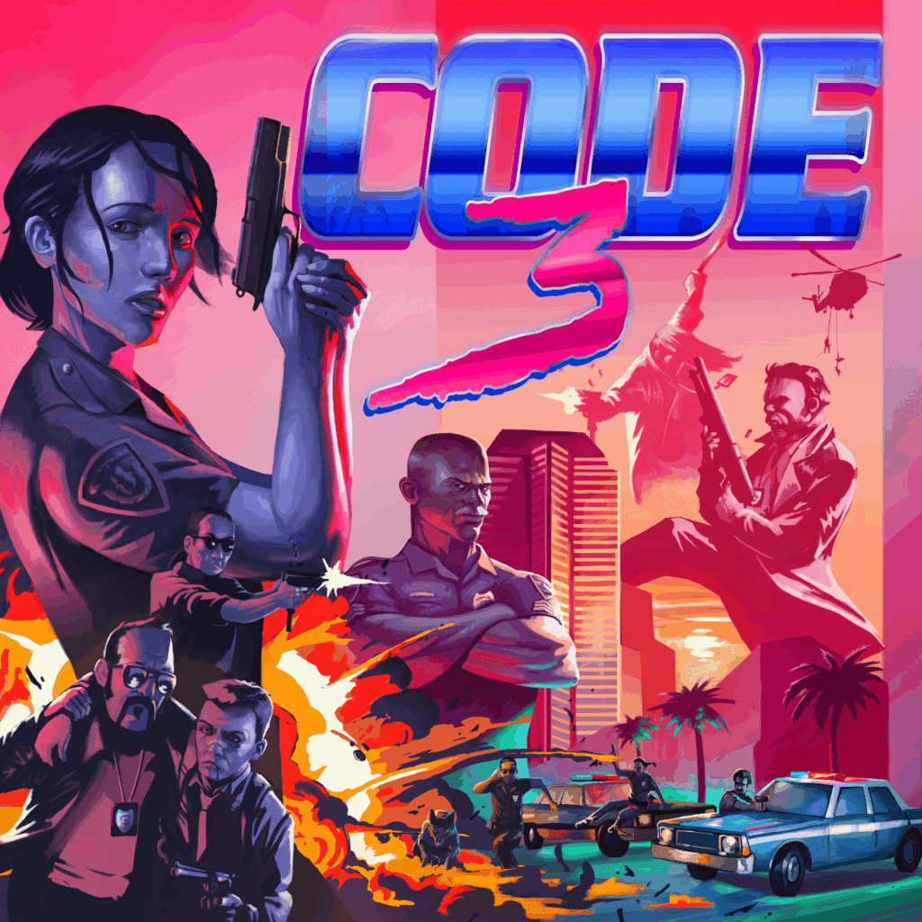 Code 3 board game cover
