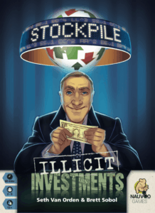 Stockpile: Illicit Investments board game cover