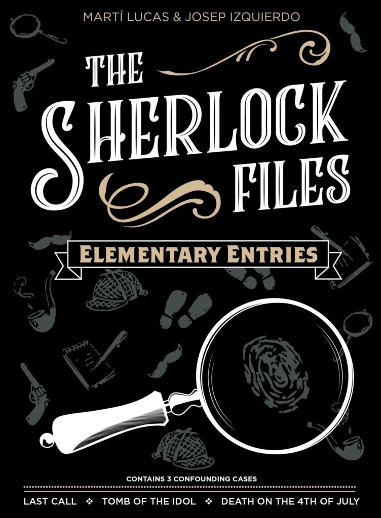 The Sherlock Files: Elementary Entries board game cover