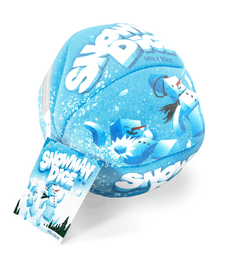 Snowman Dice board game cover