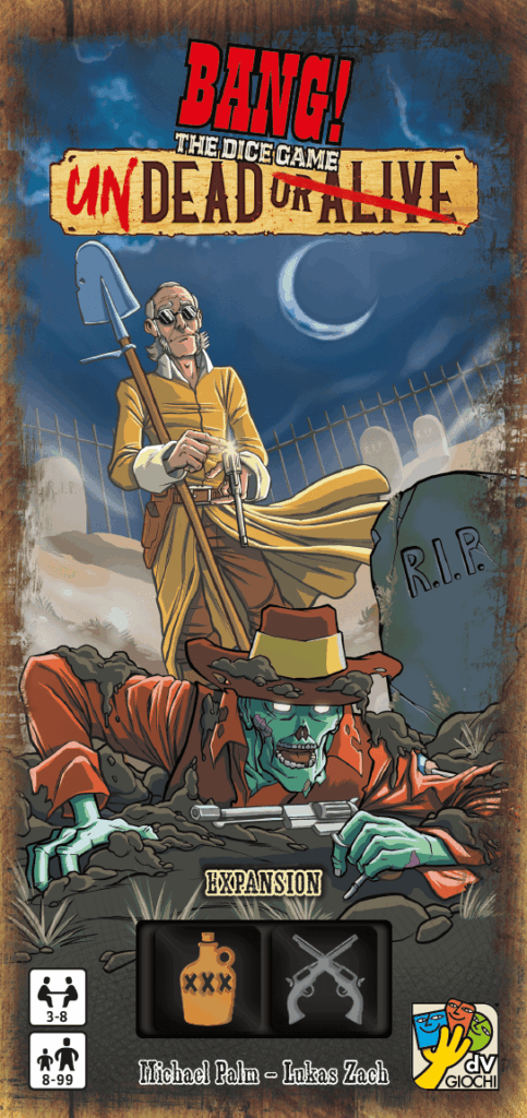 BANG! The Dice Game: Undead or Alive board game cover