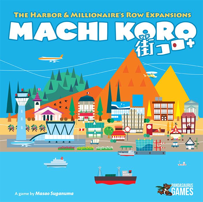 Machi Koro: The Harbor & Millionaire’s Row Expansions board game cover