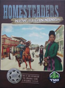 Homesteaders: New Beginnings board game cover
