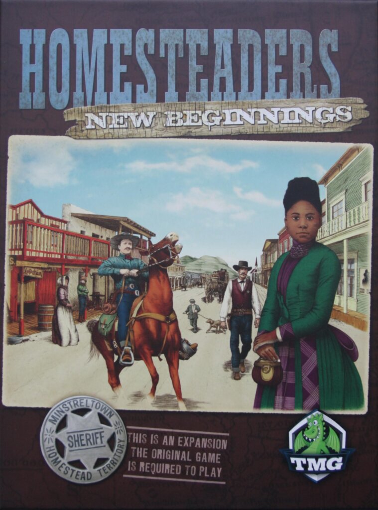 Homesteaders: New Beginnings board game cover