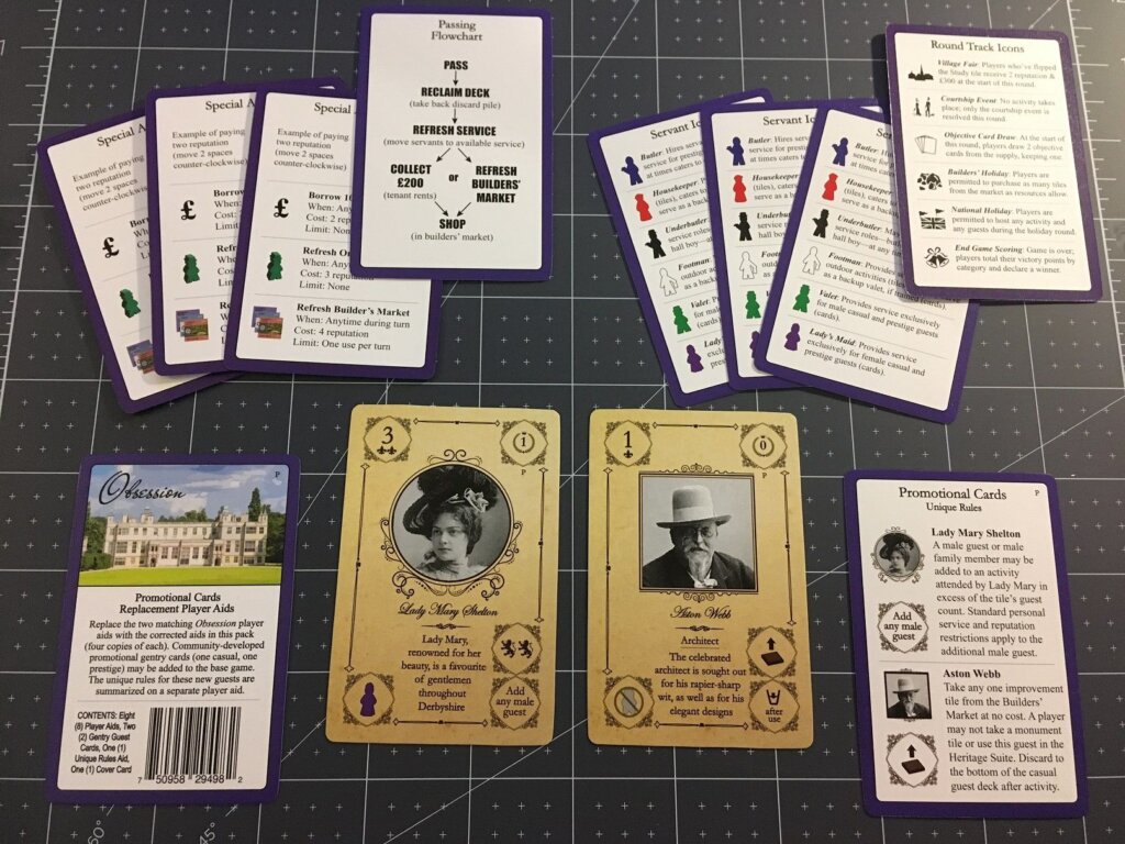 Obsession: Promotional Cards board game cover