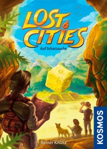 Lost Cities: Auf Schatzsuche board game cover