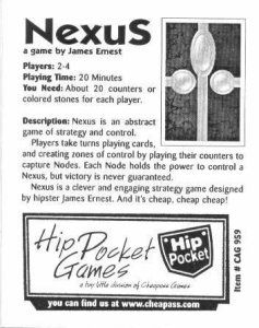 Nexus board game cover