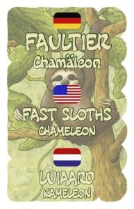 Fast Sloths: Promo Set – Chameleon board game cover