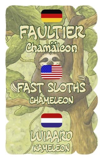 Fast Sloths: Promo Set – Chameleon board game cover