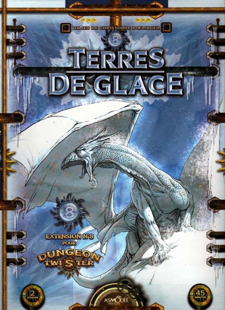 Dungeon Twister: Terres de Glace board game cover