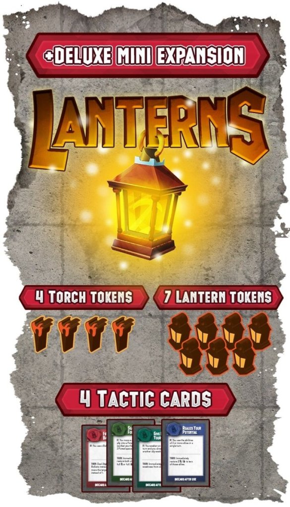 Tiny Epic Tactics: Lanterns Mini Expansion board game cover