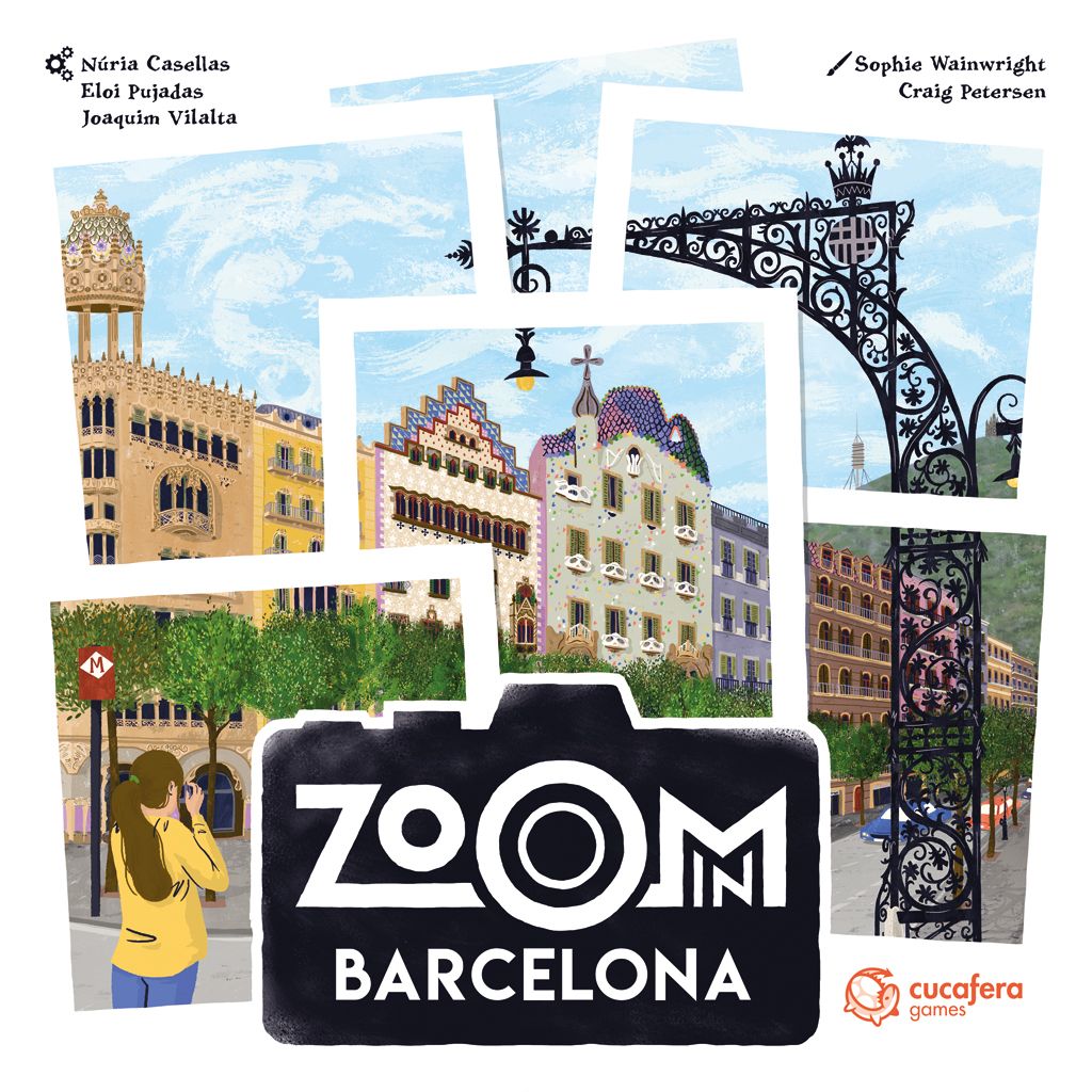 Zoom in Barcelona board game cover