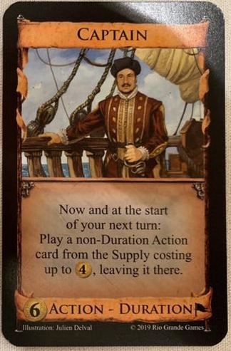 Dominion: Captain Promo Card board game cover