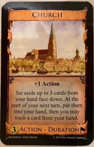 Dominion: Church Promo Card board game cover