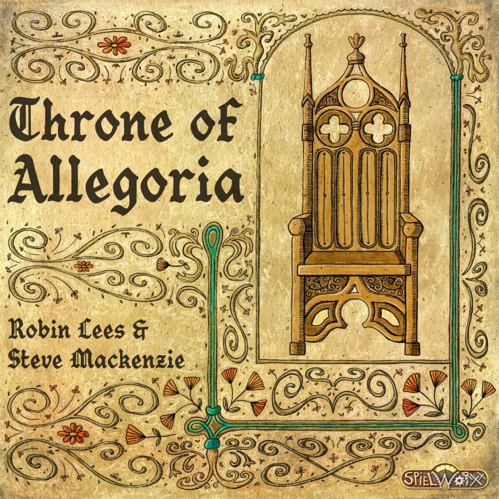 Throne of Allegoria board game cover