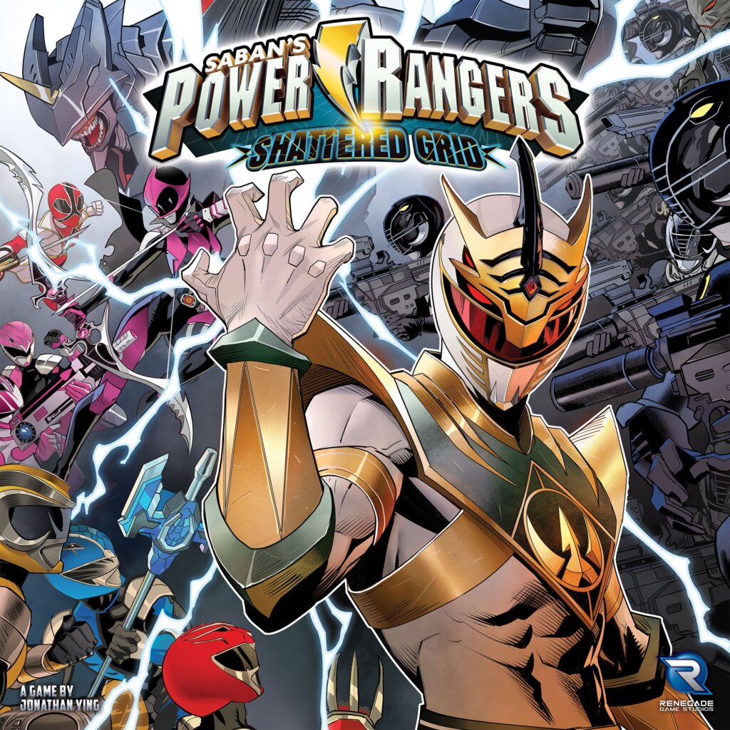 Power Rangers: Heroes of the Grid – Shattered Grid board game cover