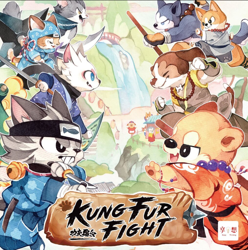 Kung Fur Fight! board game cover