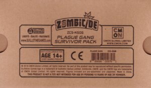 Zombicide: Invader – Plague Gang Survivor Pack board game cover