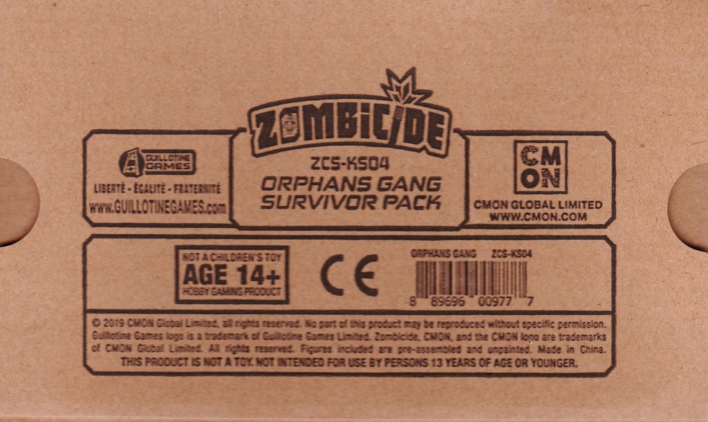 Zombicide: Invader – Orphans Gang Survivor Pack board game cover