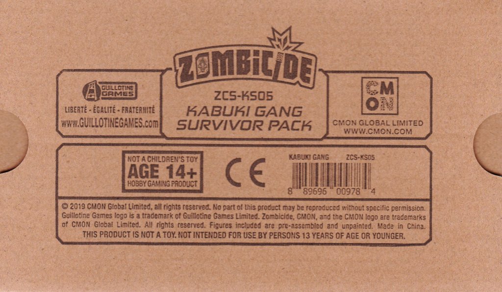 Zombicide: Invader – Kabuki Gang Survivor Pack board game cover