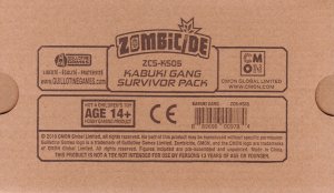 Zombicide: Invader – Kabuki Gang Survivor Pack board game cover