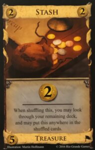Dominion: Stash Promo Card board game cover