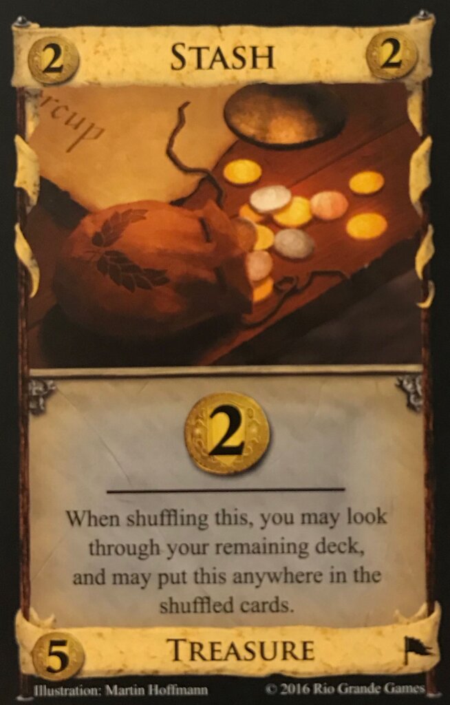 Dominion: Stash Promo Card board game cover