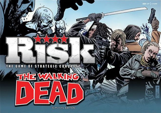 Risk: The Walking Dead – Survival Edition board game cover