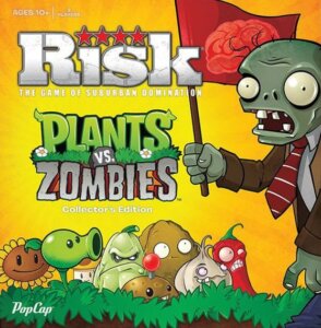 Risk: Plants vs. Zombies board game cover