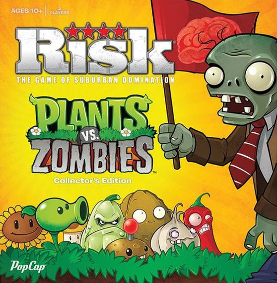 Risk: Plants vs. Zombies board game cover