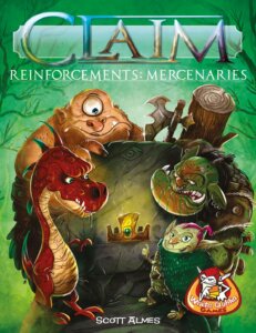 Claim: Reinforcements – Mercenaries board game cover