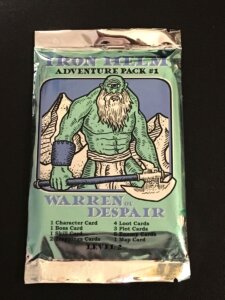 Iron Helm: Adventure Pack #1 – Warren of Despair board game cover