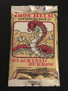 Iron Helm: Adventure Pack #2 – Blackened Burrow board game cover