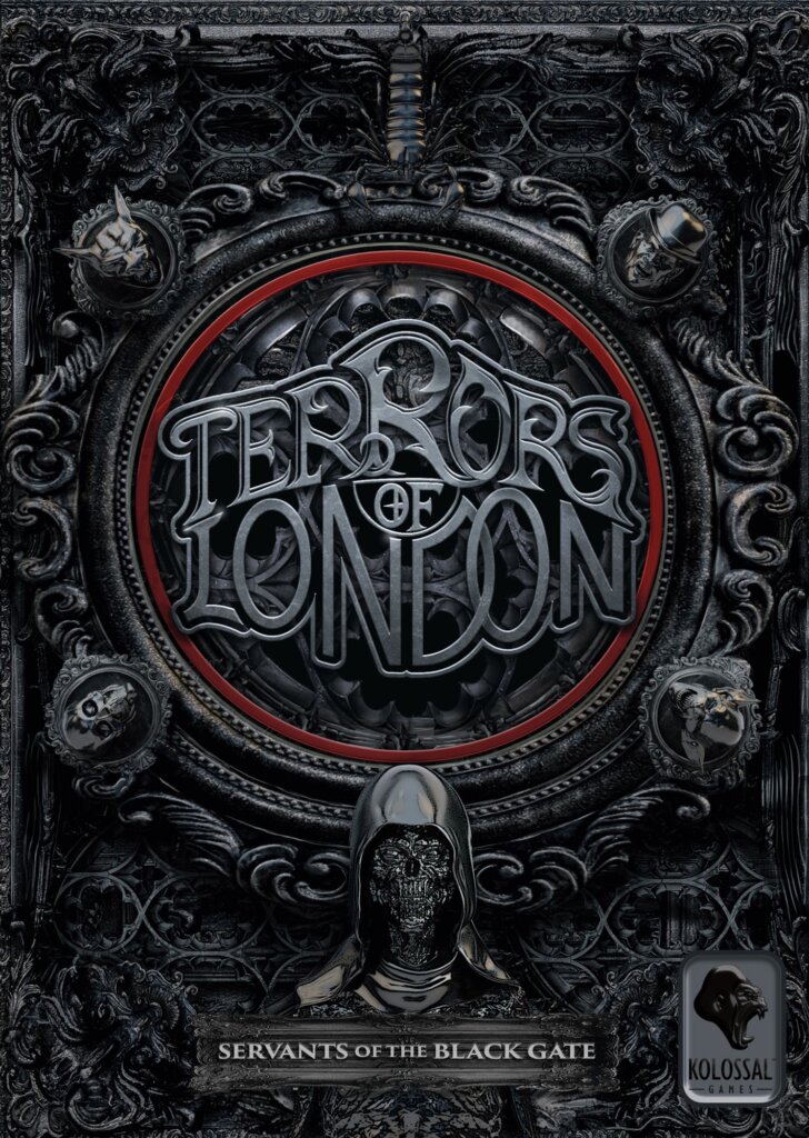 Terrors of London: Servants of the Black Gate board game cover