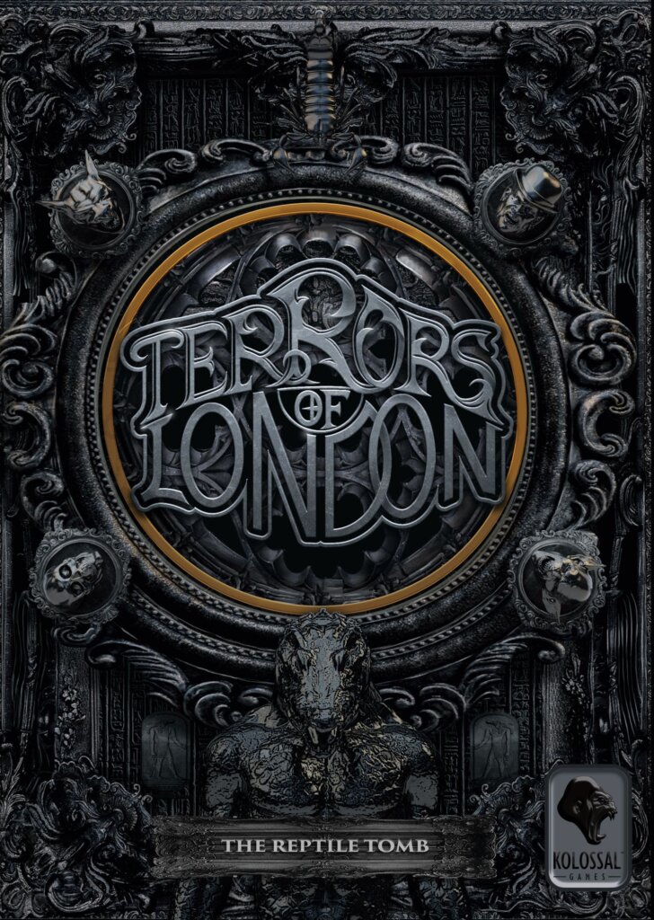 Terrors of London: The Reptile Tomb board game cover
