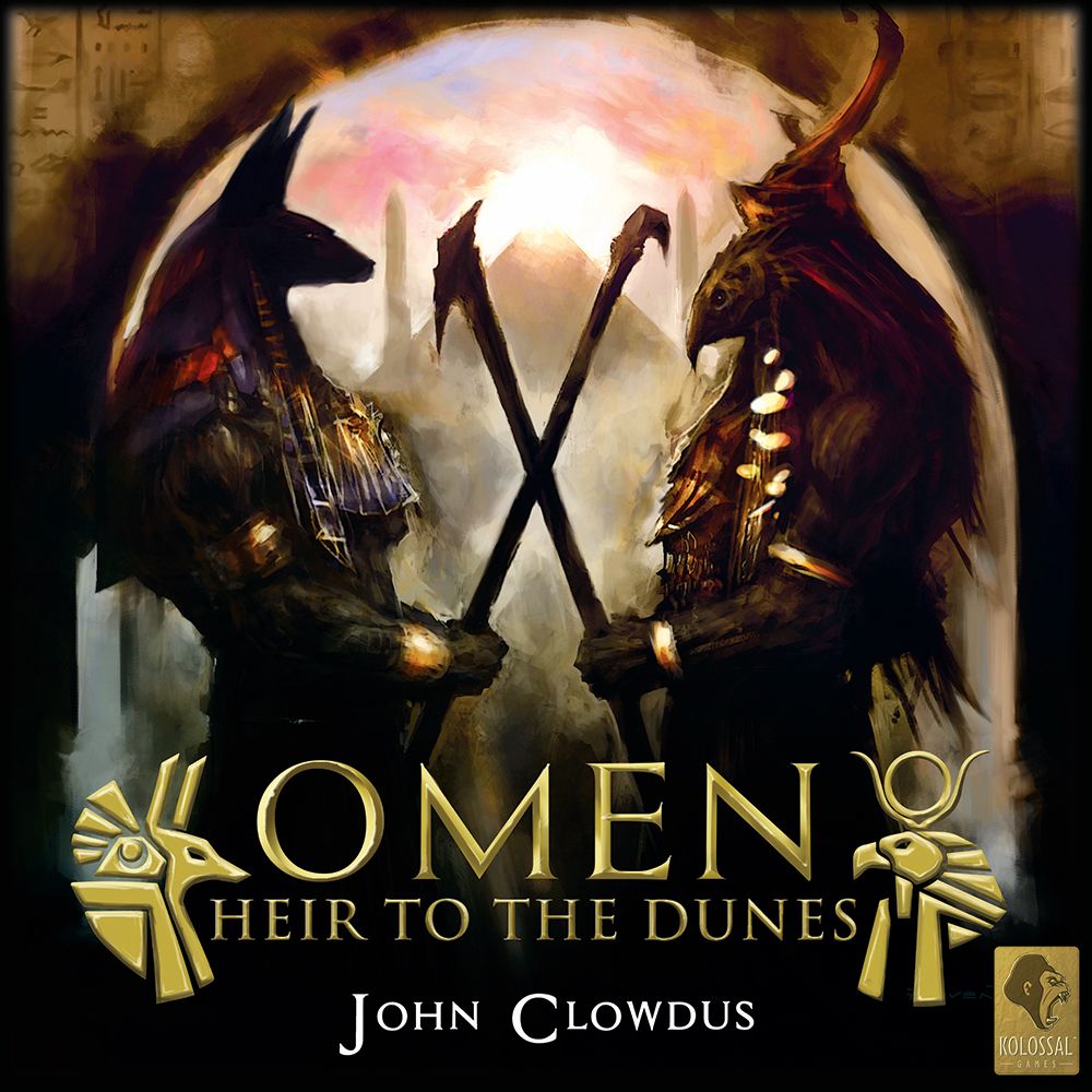 Omen: Heir to the Dunes board game cover