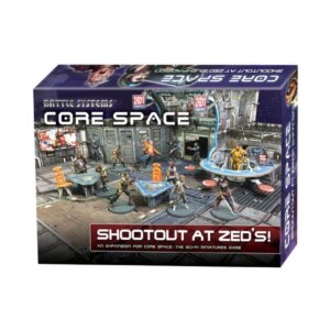 Core Space: Shootout at Zed’s board game cover