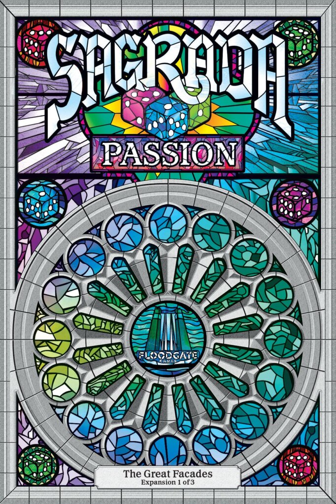 Sagrada: The Great Facades – Passion board game cover