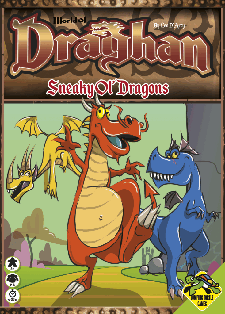 World of Draghan: Sneaky Ol’ Dragons board game cover