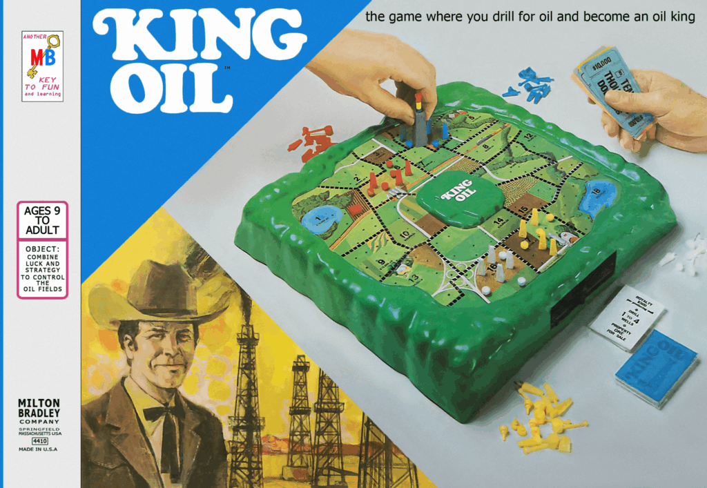 King Oil board game cover