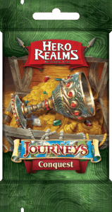 Hero Realms: Journeys – Conquest board game cover