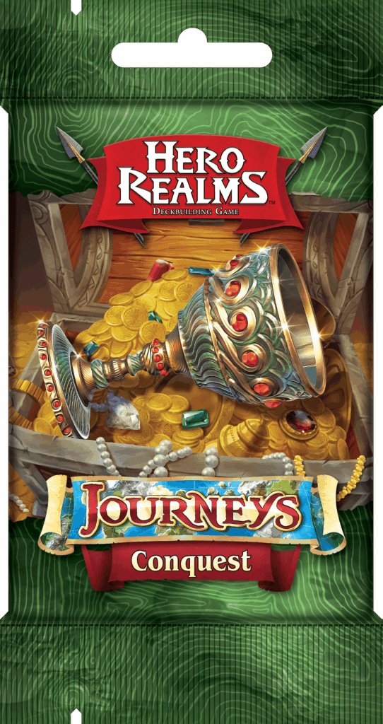 Hero Realms: Journeys – Conquest board game cover