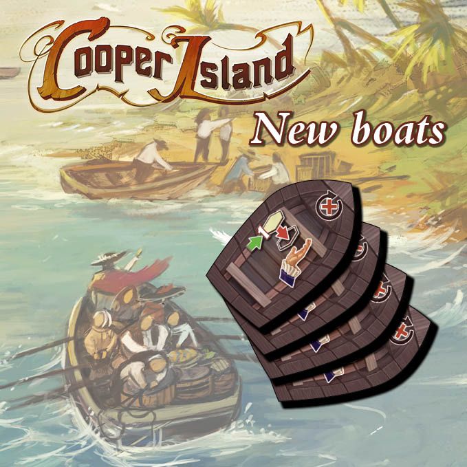 Cooper Island: New boats board game cover
