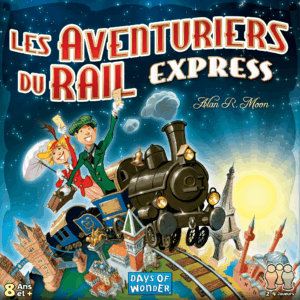 Les Aventuriers du Rail Express board game cover