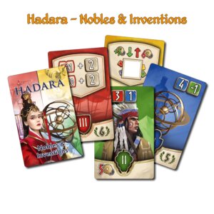 Hadara: Nobles & Inventions board game cover