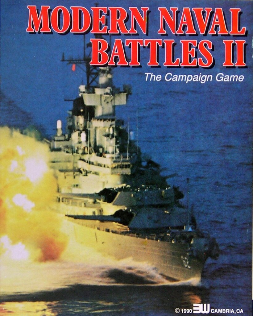 Modern Naval Battles II: The Campaign Game board game cover