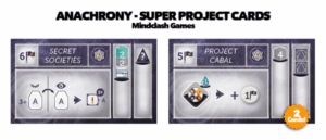 Anachrony: The Secret Cabal 2019 Promo Cards board game cover