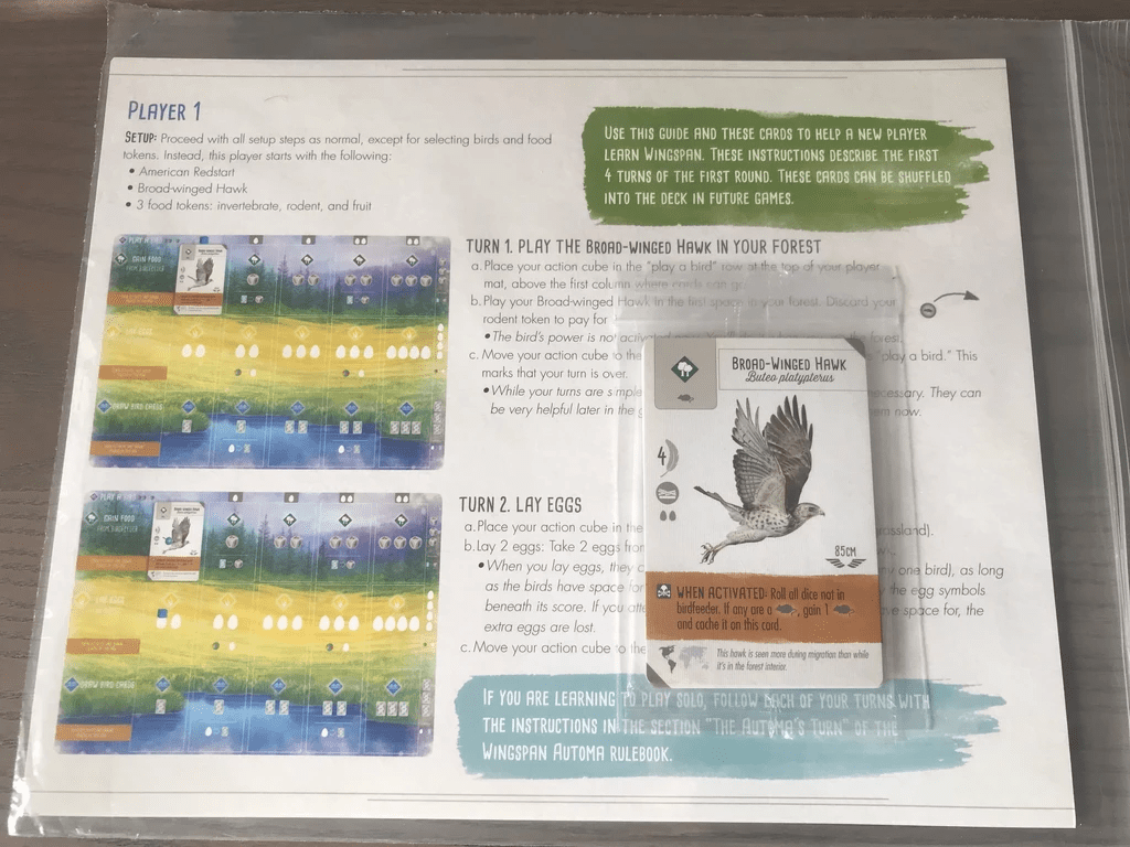 Wingspan: Swift-Start Promo Pack board game cover